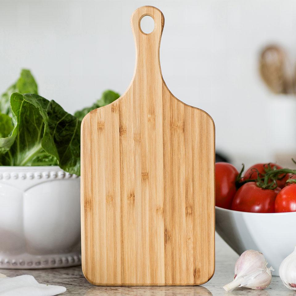 Personalized Cutting Board  Grooved Bamboo Serving Board – Qualtry