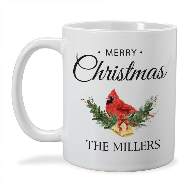 Personalized Merry Christmas Cardinal Mug -  - Gifts For You Now