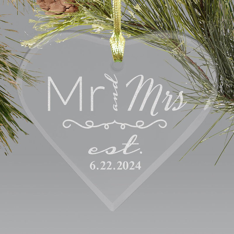 Personalized Wedding Couple Ornament -  - Gifts For You Now