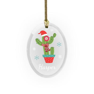 Personalized Christmas Cactus Ornament -  - Gifts For You Now