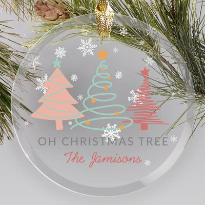 Personalized Oh Christmas Tree Ornament -  - Gifts For You Now