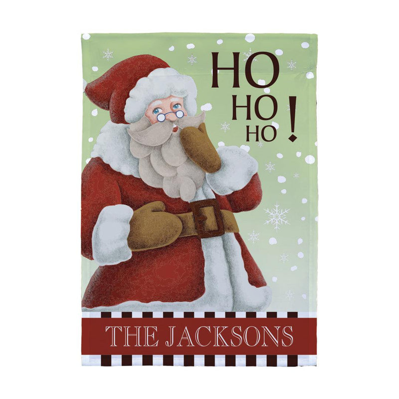 Personalized Vintage Santa Garden Flag -  - Gifts For You Now