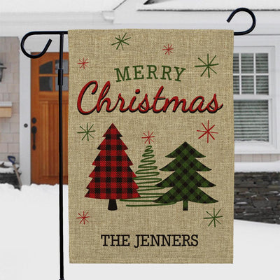 Personalized Merry Christmas Garden Flag -  - Gifts For You Now