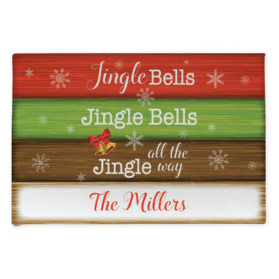 Personalized Jingle Bells Doormat -  - Gifts For You Now