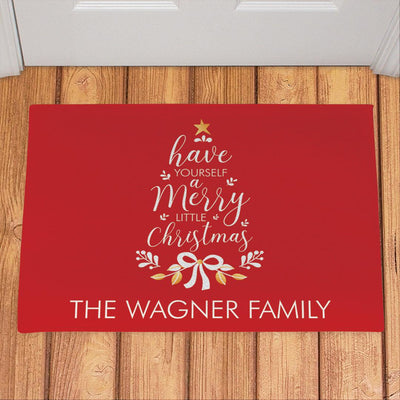 Personalized Have Yourself A Merry Little Christmas Doormat - 18x24 - Gifts For You Now