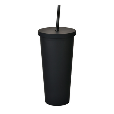 Personalized 24oz. Matte Black Acrylic Tumbler