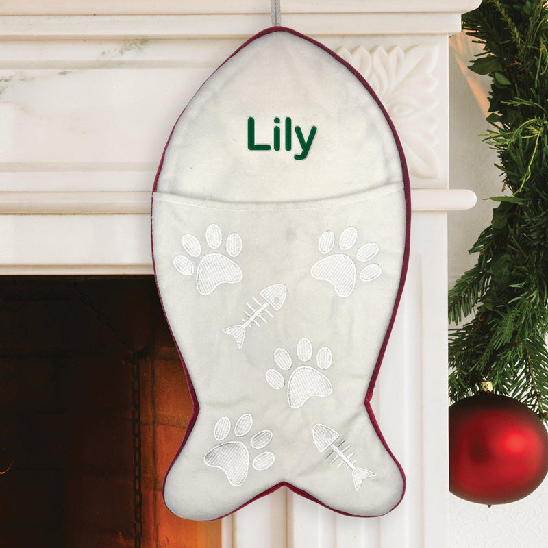 Personalized Cat Holiday Stocking -  - Gifts For You Now