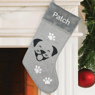 Personalized Happy Dog Stocking -  - Gifts For You Now