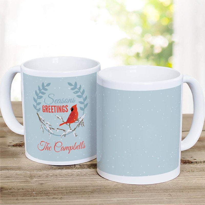 Personalized Seasons Greetings Plate and Mug Set -  - Gifts For You Now