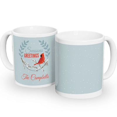 Personalized Seasons Greetings Plate and Mug Set -  - Gifts For You Now