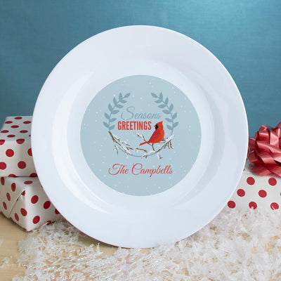 Personalized Seasons Greetings Plate and Mug Set -  - Gifts For You Now