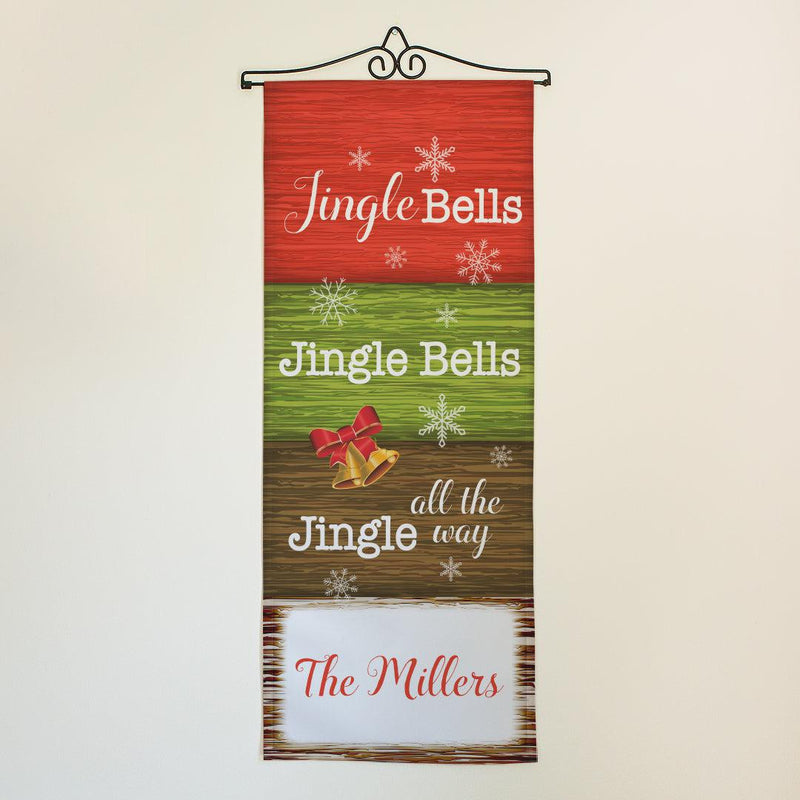 Personalized Jingle Bells Wall Hanging -  - Gifts For You Now