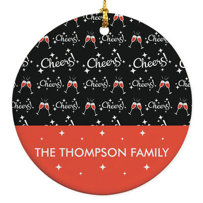 Personalized Christmas Cheers Ornament -  - Gifts For You Now