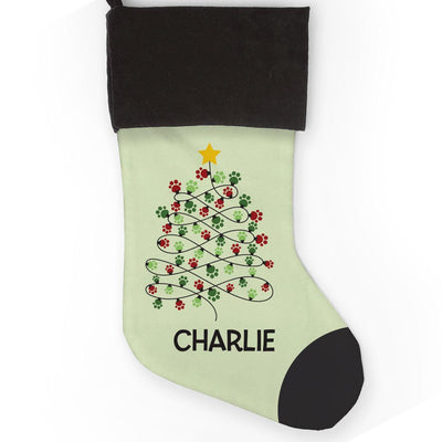 Personalized Paws Christmas Stocking -  - Gifts For You Now