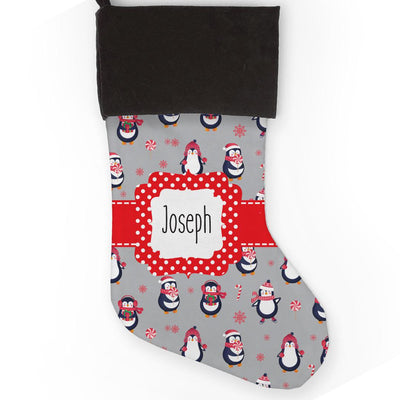 Personalized Penguins Christmas Stocking -  - Gifts For You Now