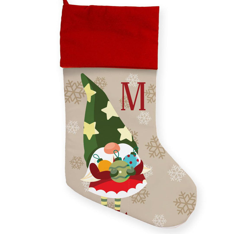 Personalized Gnome and Ornament Christmas Stocking -  - Gifts For You Now