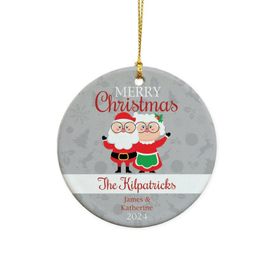 Personalized Santa Family Ornamnet -  - Gifts For You Now