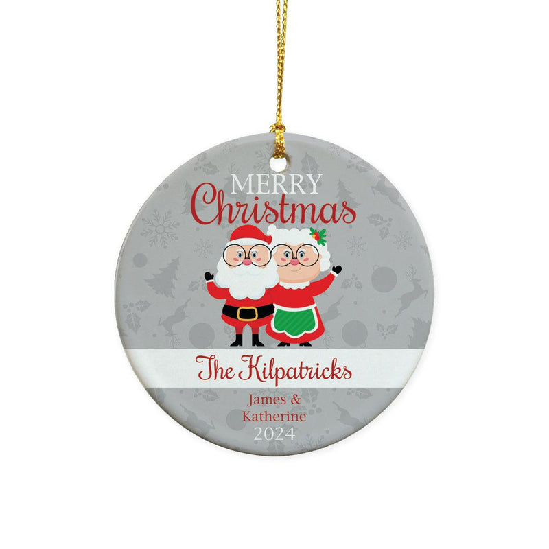 Personalized Santa Family Ornamnet -  - Gifts For You Now