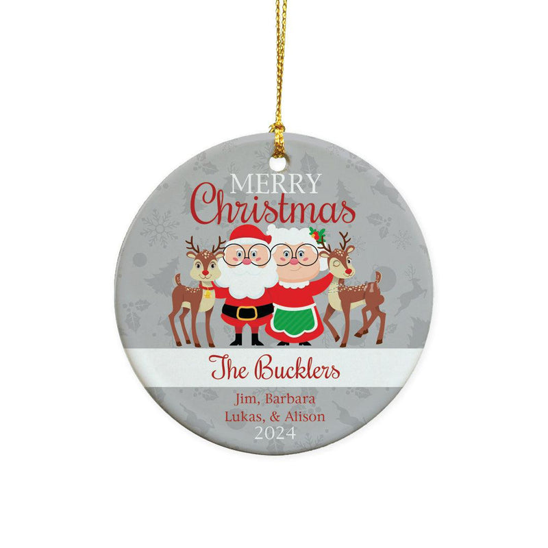 Personalized Santa Family Ornamnet -  - Gifts For You Now