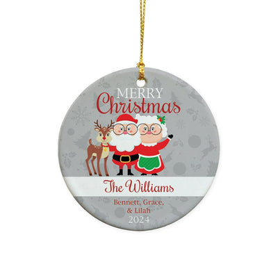 Personalized Santa Family Ornamnet -  - Gifts For You Now