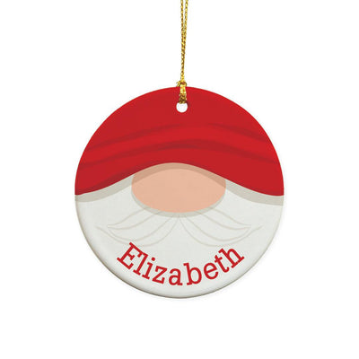 Personalized Gnome Red Hat Ornament -  - Gifts For You Now