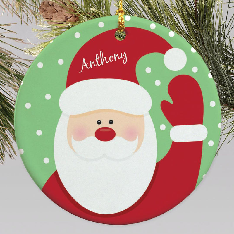 Personalized Santa Large Ornament -  - Gifts For You Now