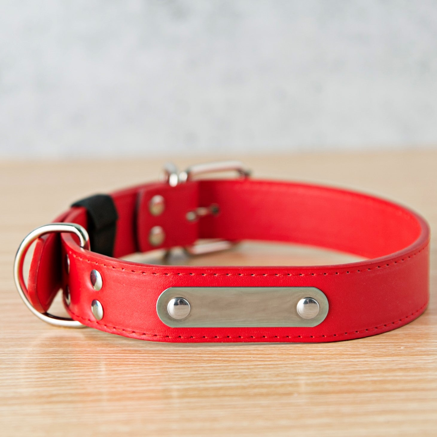 Personalized Engraved Designer Collar  Custom Name Leather Collars –  CatCurio Pet Store