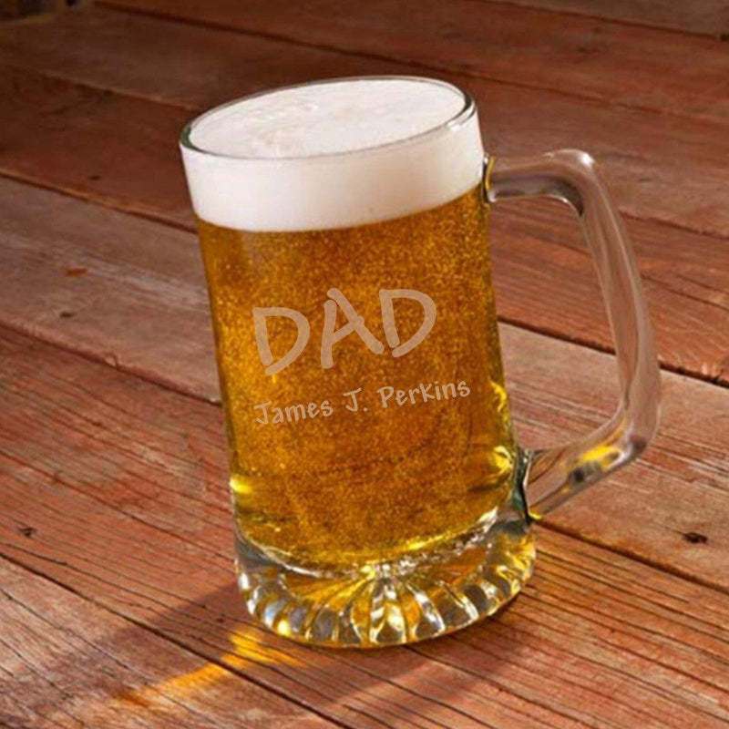 Personalized Beer Mug For Dad -  - Lazerworx