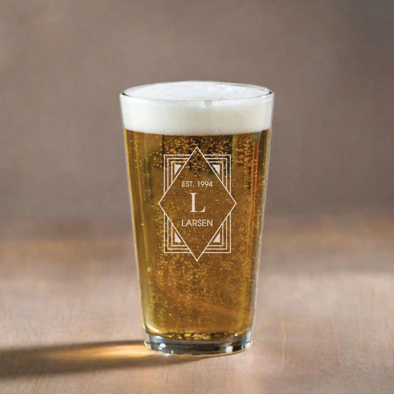 Personalized 16 oz. Pint Glass -  - Lazerworx