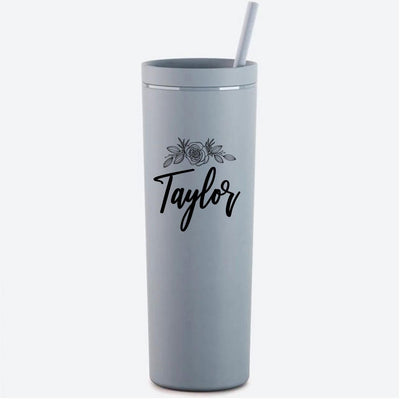 Personalized 18 oz. Skinny Tumbler -  - Completeful