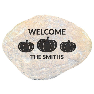 Personalized Welcome Pumpkins Garden Stone -  - Gifts For You Now