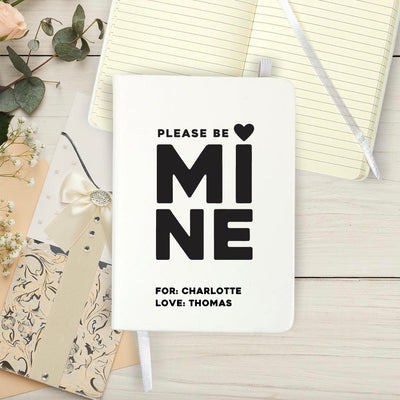 Personalized Be Mine Valentine's Day Journal