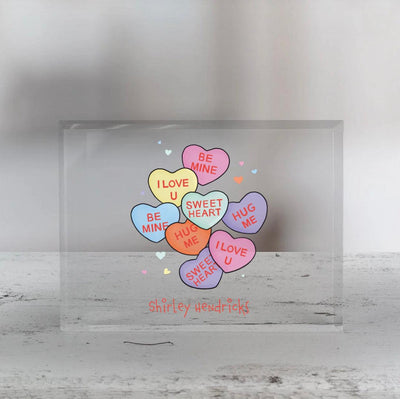 Personalized Cute and Funny Valentine's Day Acrylic Keepsake - - Gifts For You Now