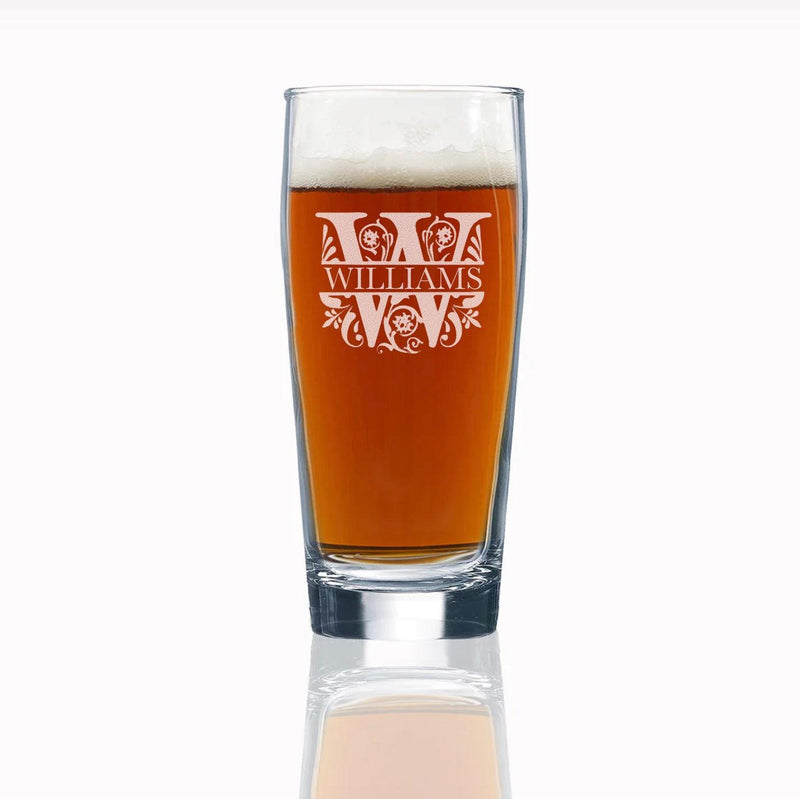 Personalized 16 oz. Willi Becher Beer Glass -  - Lazerworx