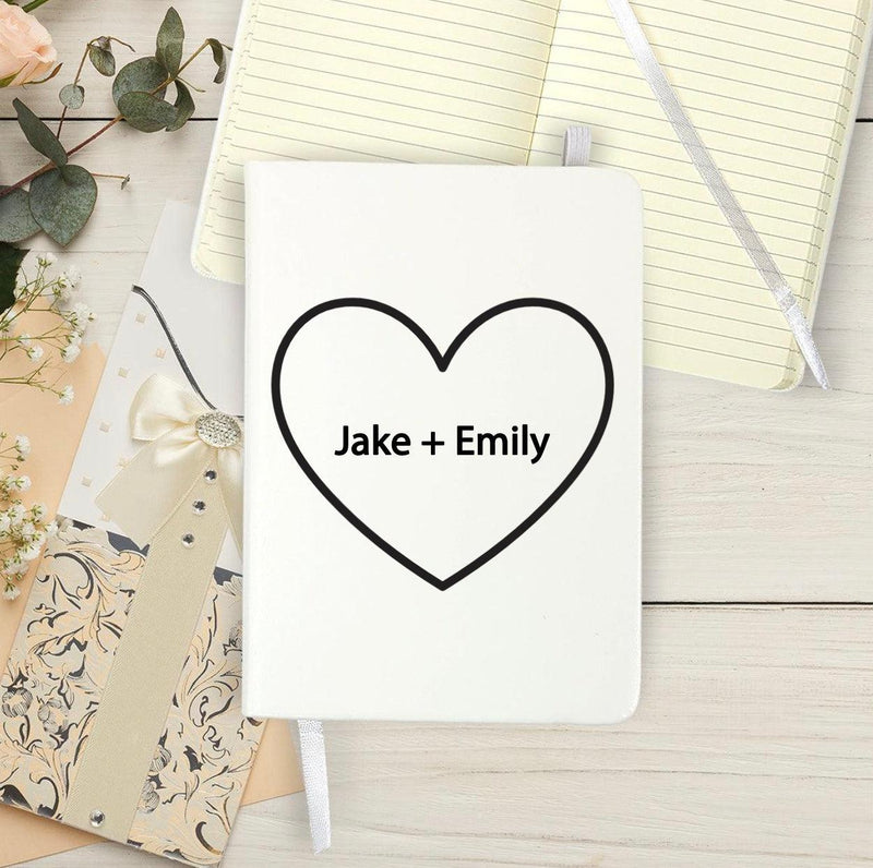 Personalized Hearts Valentine&