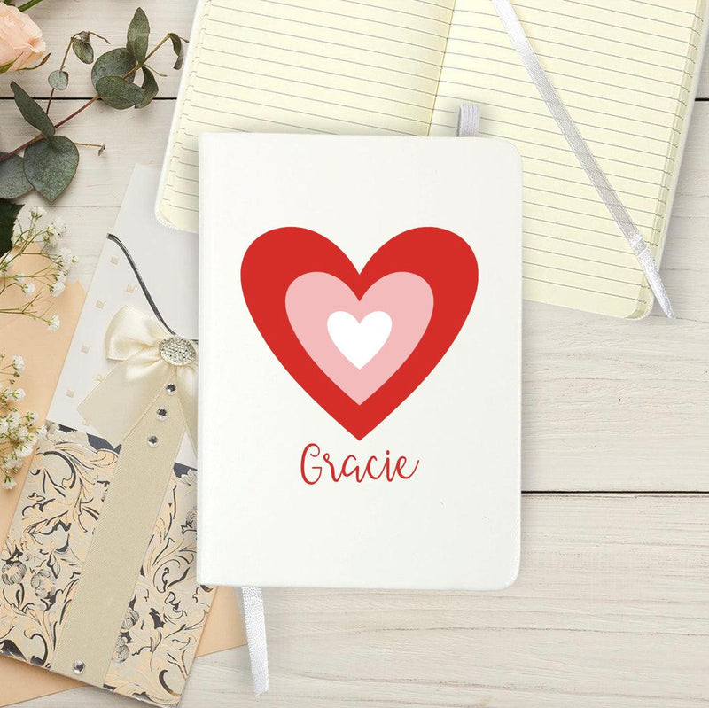 Personalized Hearts Valentine&