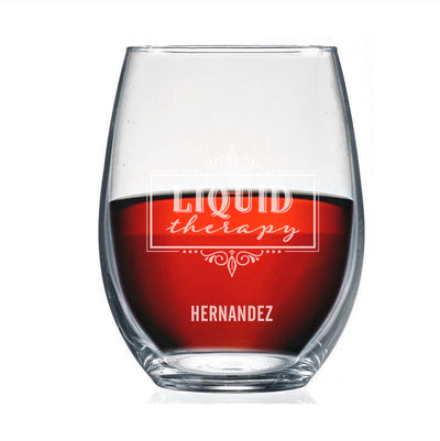 Personalized Funny Stemless Wine Glass