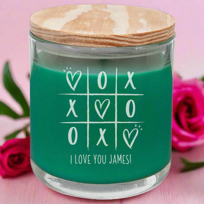 Personalized Valentine's Day Scented Candles