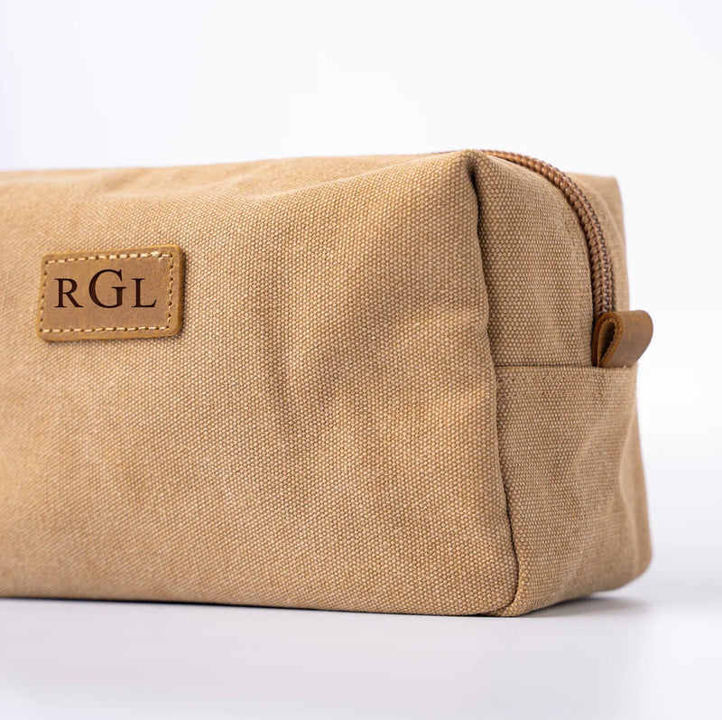 Personalized Canvas Travel Toiletry Bag -  - Completeful