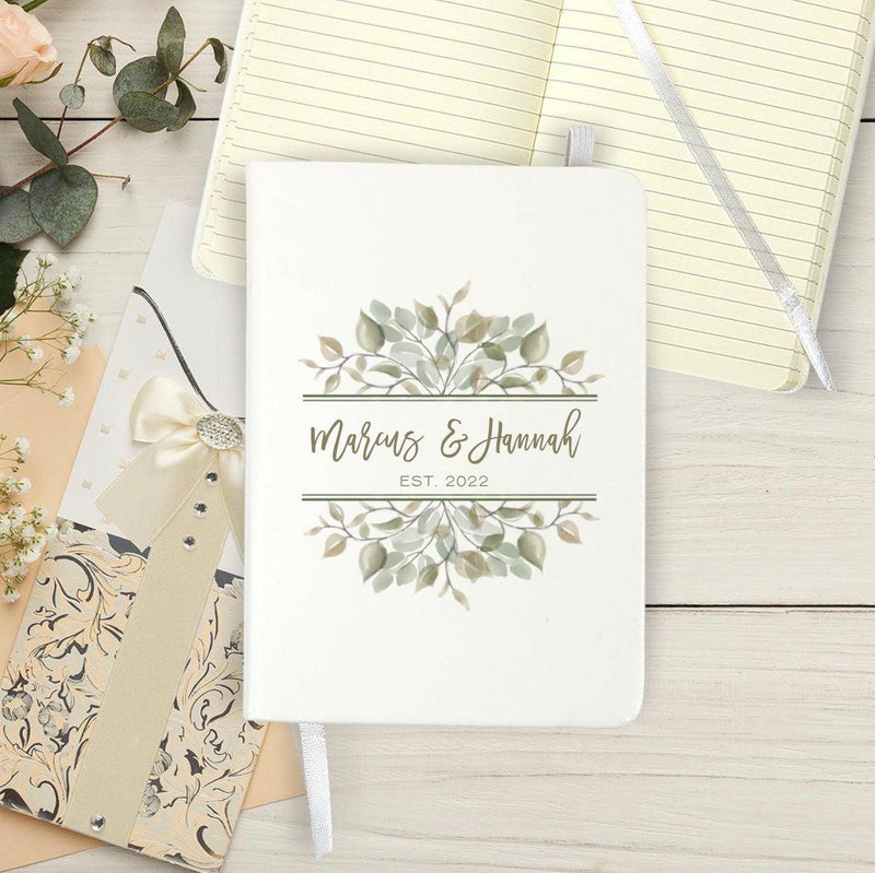 Personalized Wedding Couples Journal - - Gifts For You Now