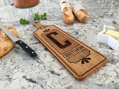 Bay Equity - Personalized Bamboo Bread Boards