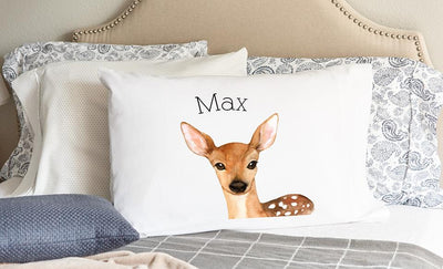 Personalized Woodland Animal Pillowcases