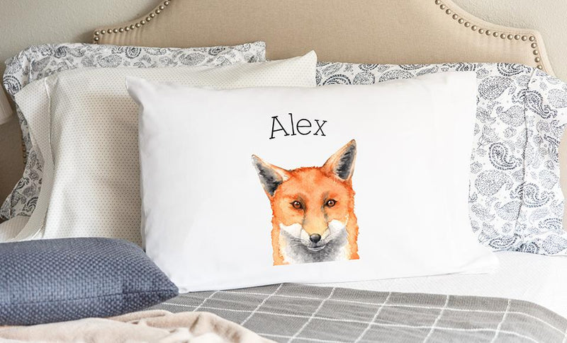 Personalized Woodland Animal Pillowcases