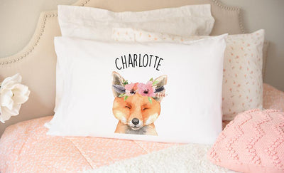 Personalized Woodland Animal Pillowcases