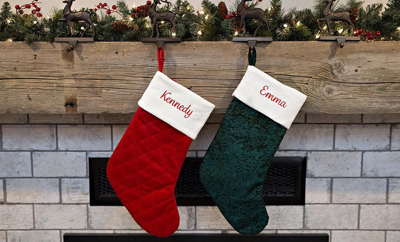 Customized Velvet Christmas Stockings