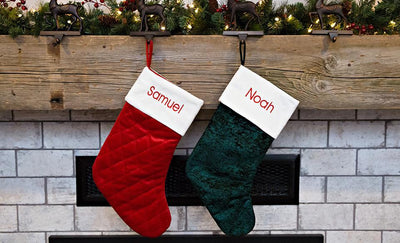 Customized Velvet Christmas Stockings