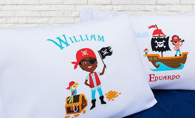 Personalized Pirate Pillowcases