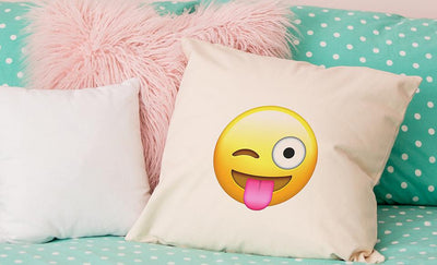 Personalized Emoji Throw Pillow Covers