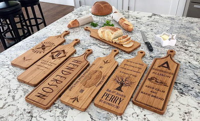 Bay Equity - Personalized Bamboo Bread Boards