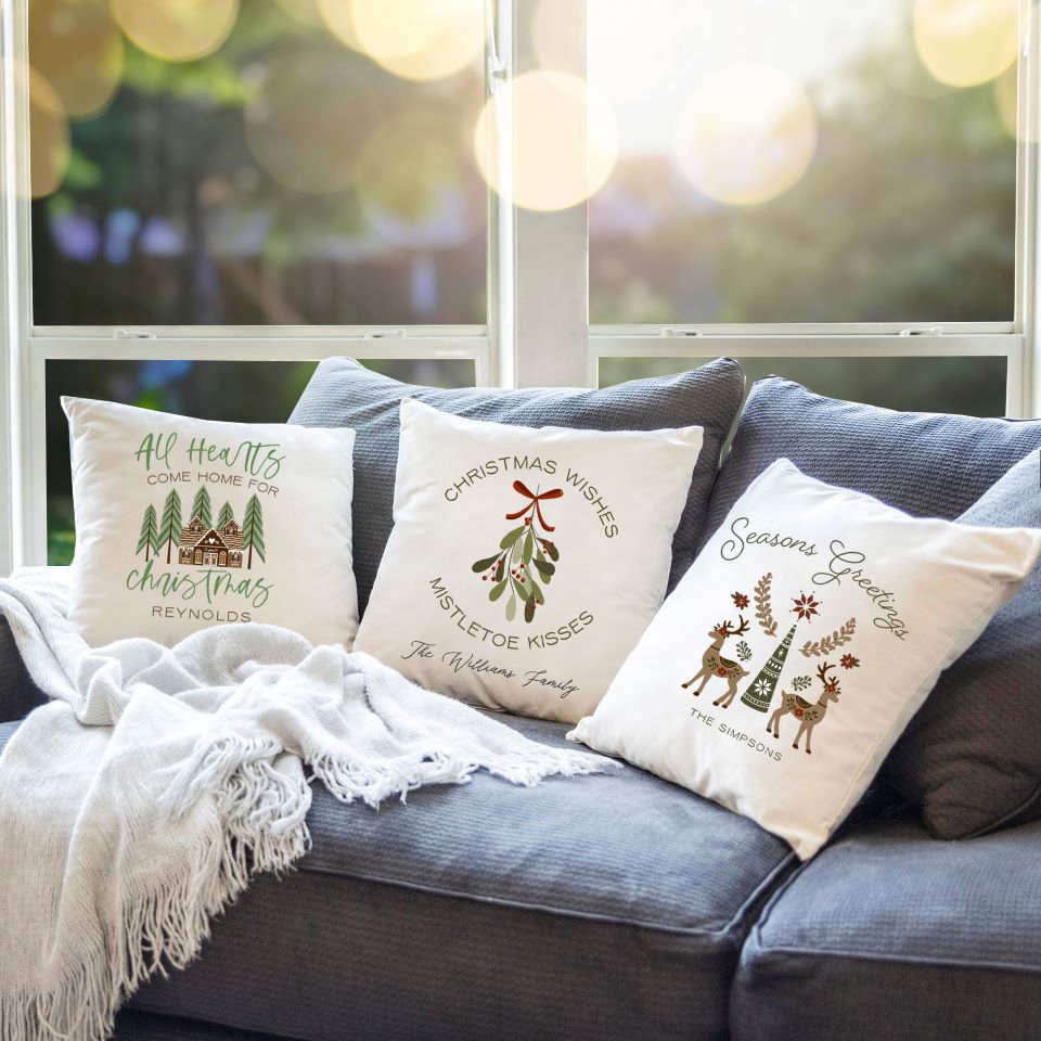 Cute Throw Pillows for Christmas Throw Pillow Covers Woodland